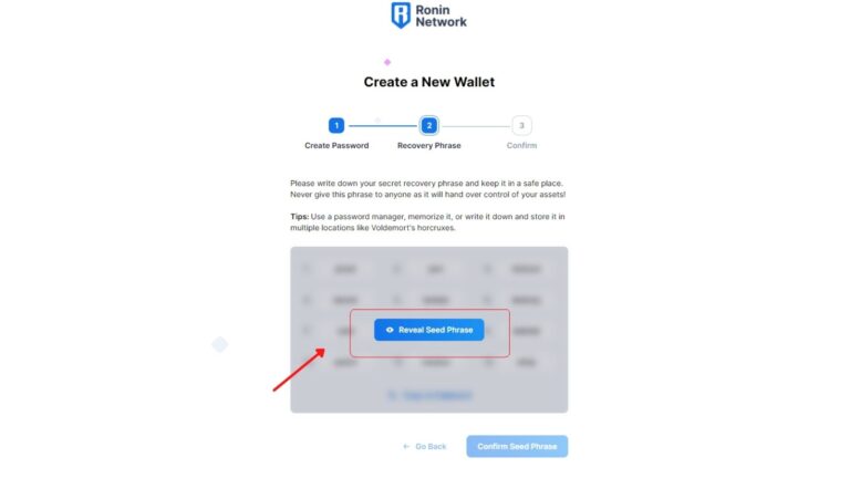 How To Create A Ronin Wallet And Connect It To Axie Infinity