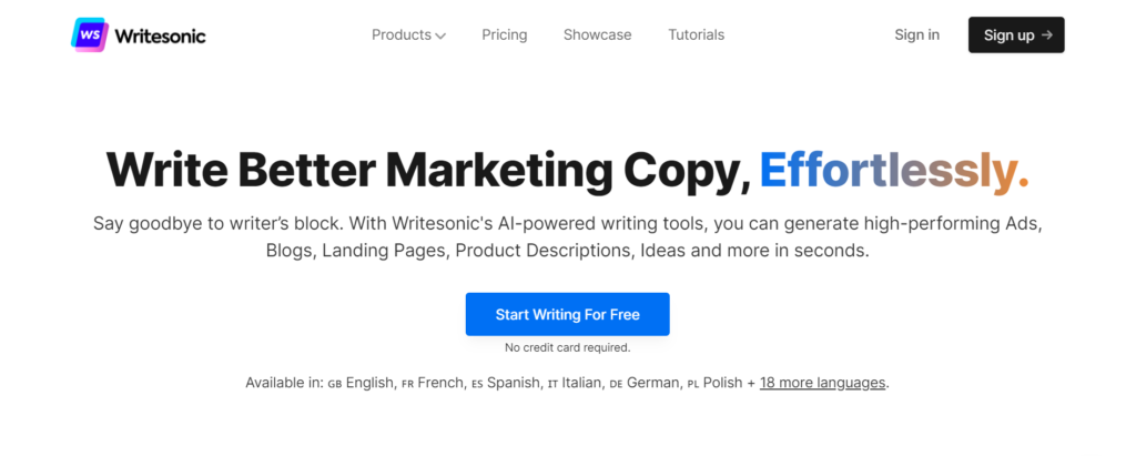 Best Ai Copy Writing tool