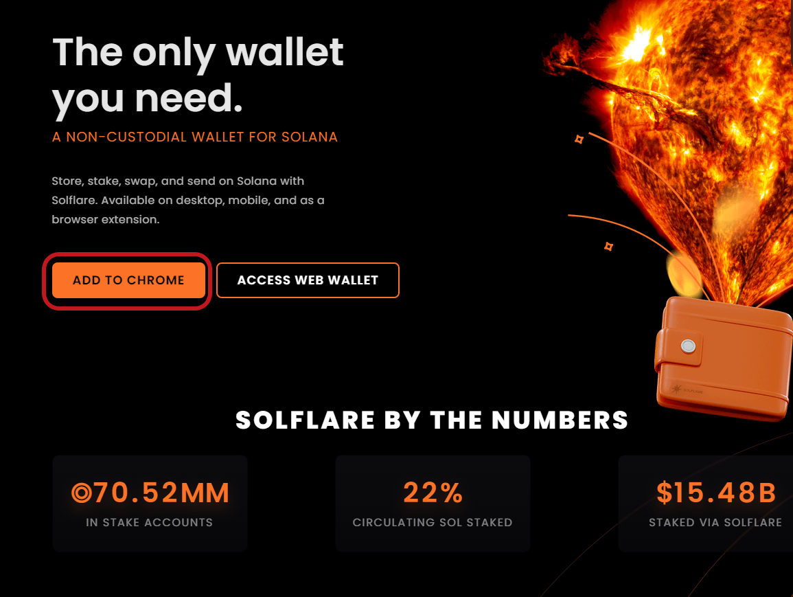 How to setup SolFlare Wallet 