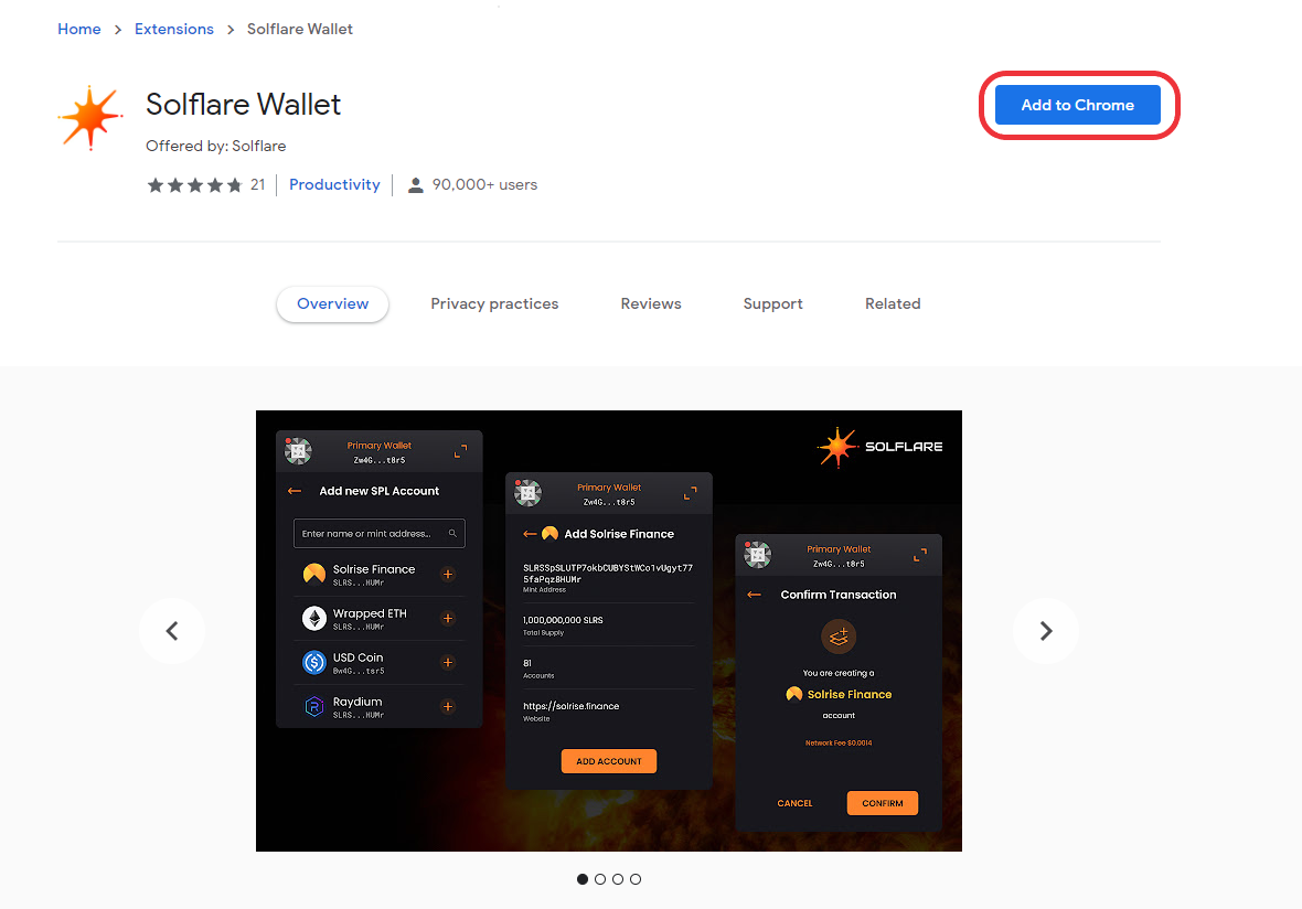 How to setup SolFlare Wallet 