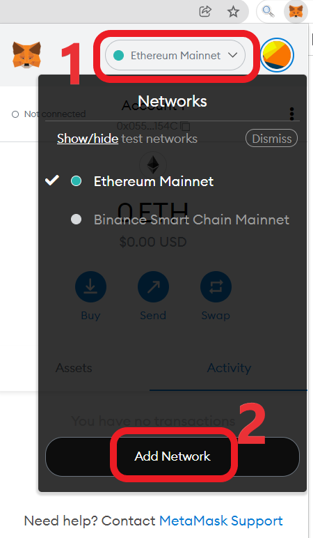 add Polygon to MetaMask