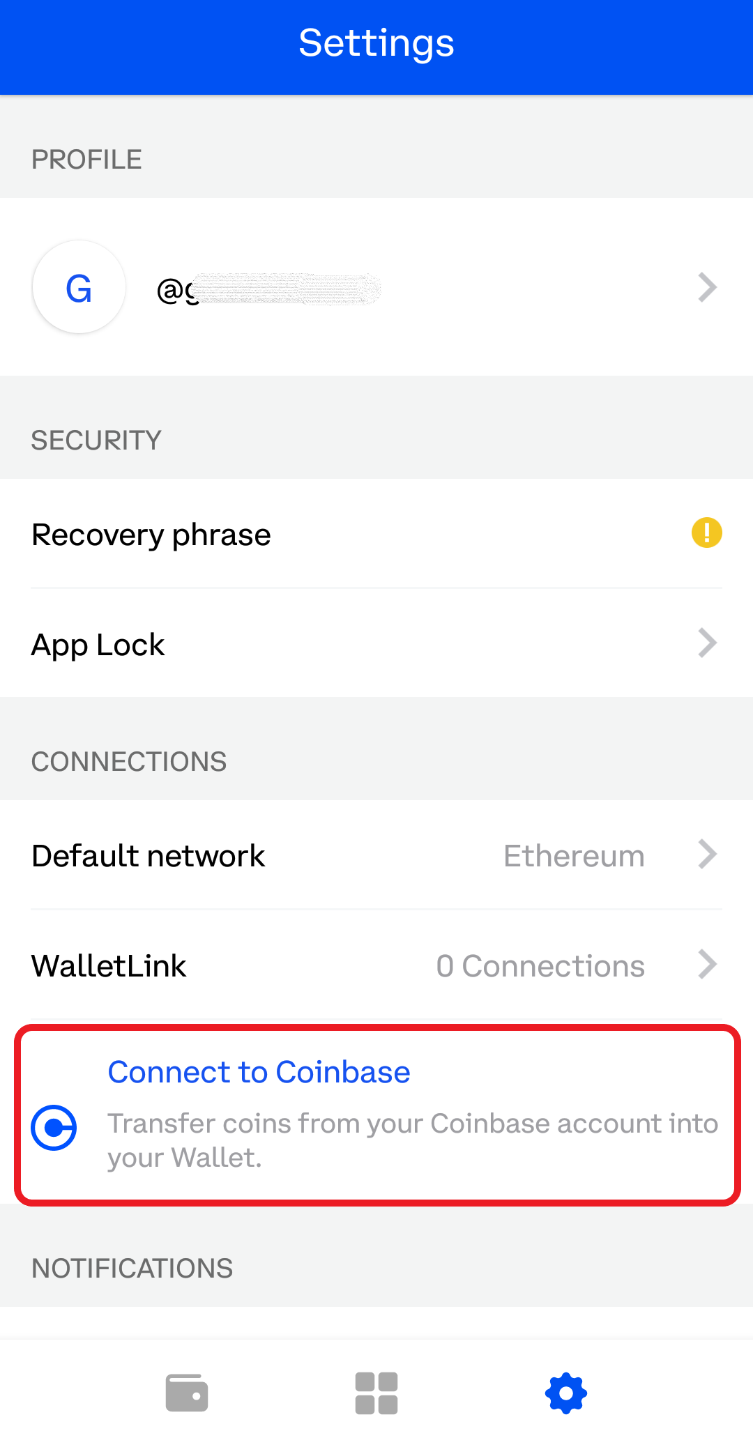 coinbase connect