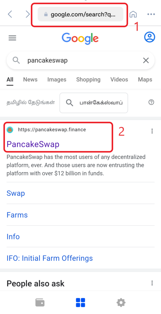 Connect Coinbase Wallet to PancakeSwap