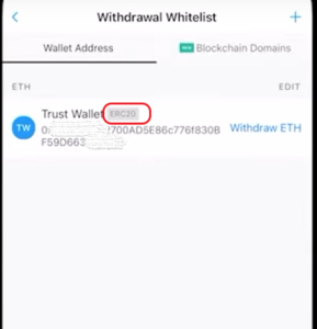 can you transfer from trust wallet to crypto.com