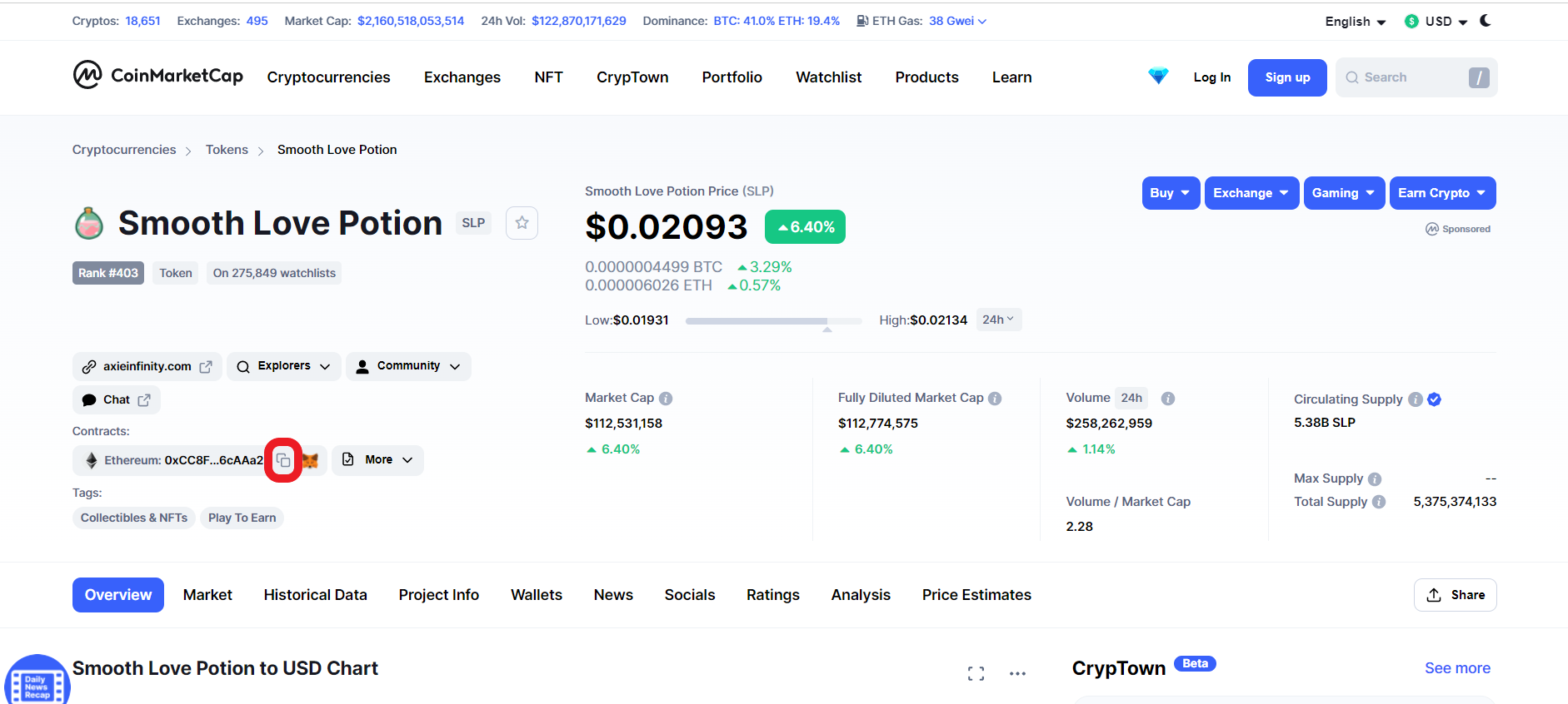 metamask slp