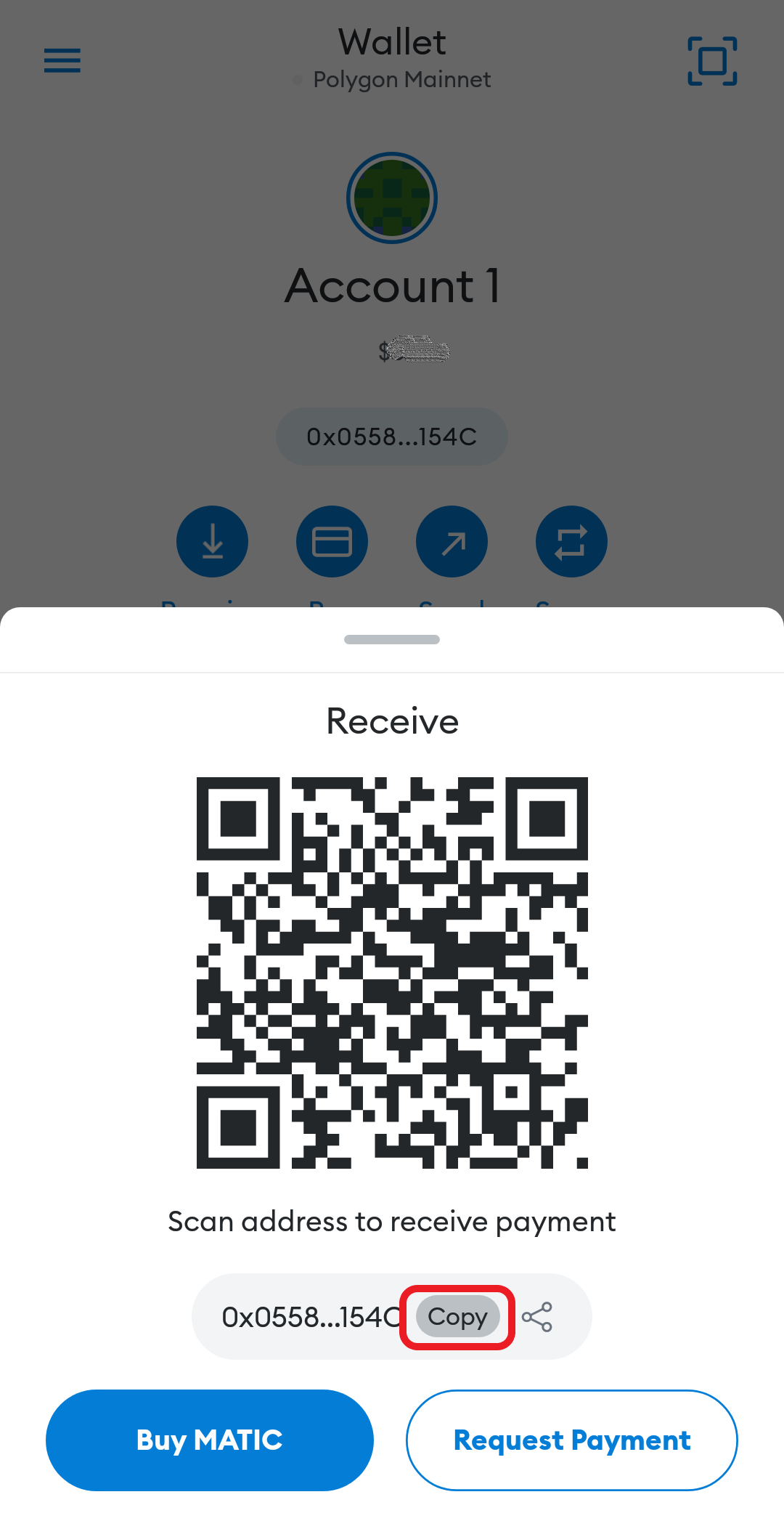 matic address trust wallet