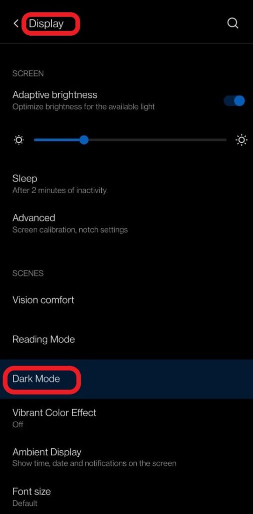 Use MetaMask in Dark Mode