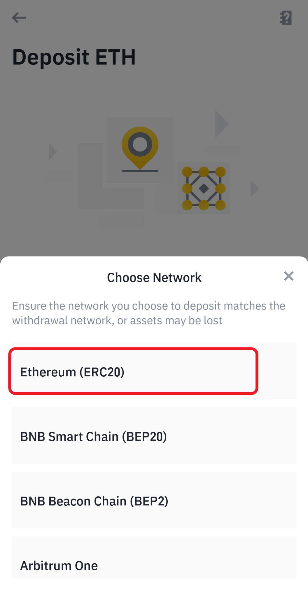 how to transfer eth from gdax to binance