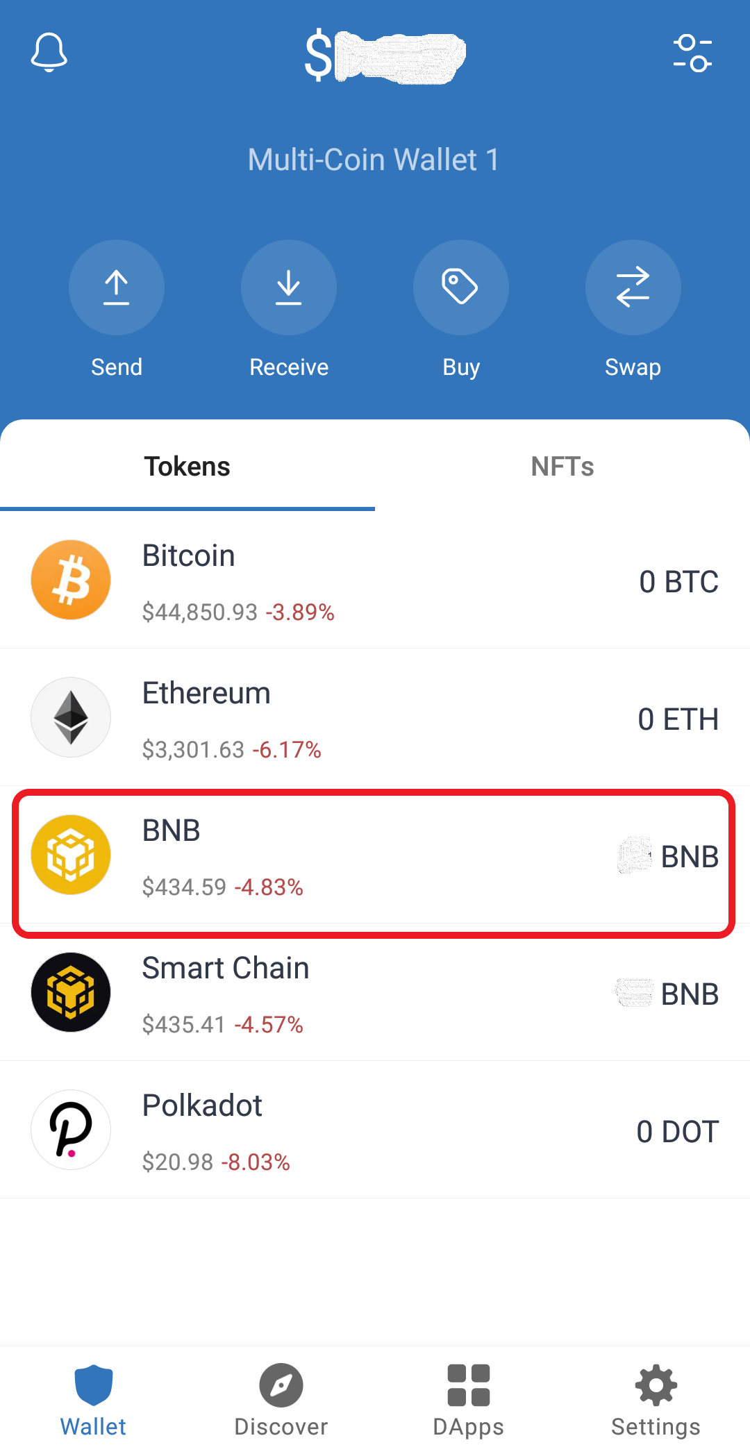 how to send bnb from crypto com to trust wallet