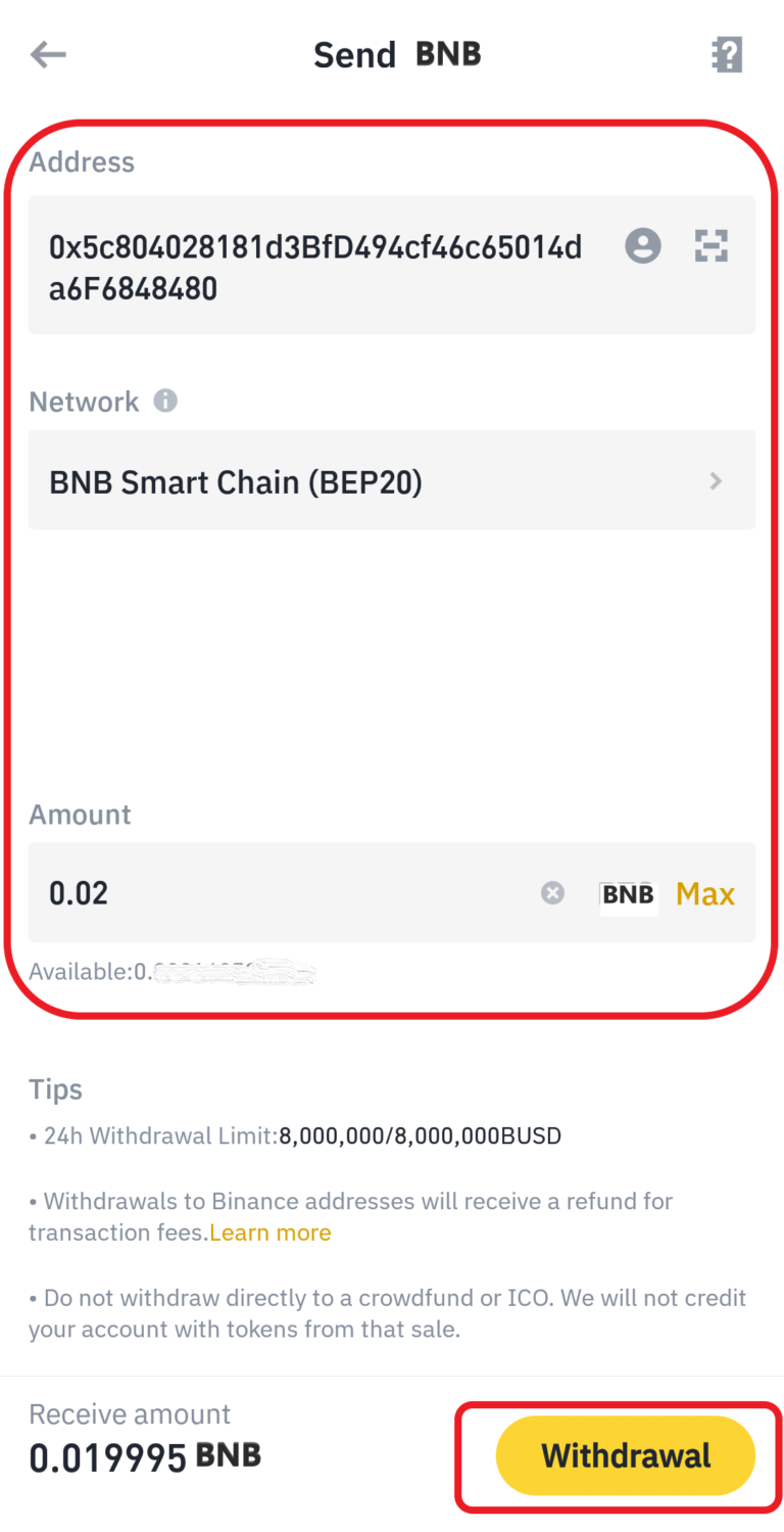 How To Transfer BNB From Binance To Trust Wallet - DC