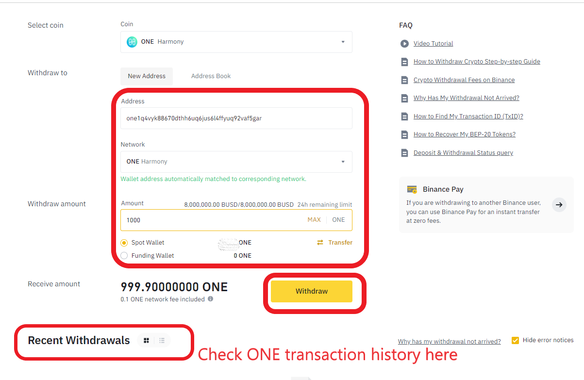 how to transfer eos from binance to metamask