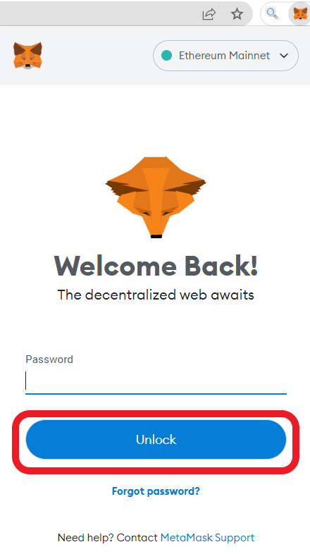 Delete a Network on MetaMask