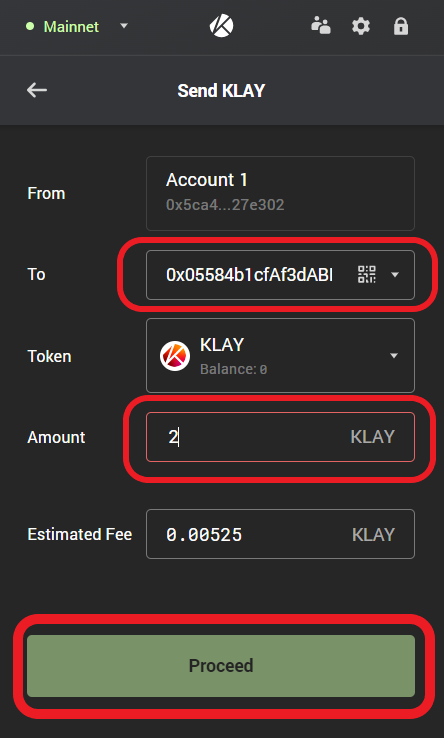 Transfer KLAY from Kaikas Wallet to MetaMask