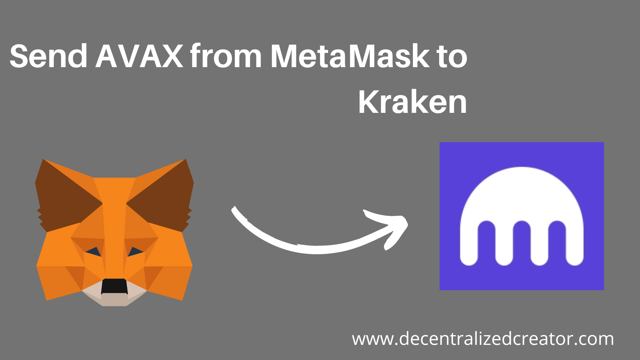 Send AVAX from MetaMask to Kraken
