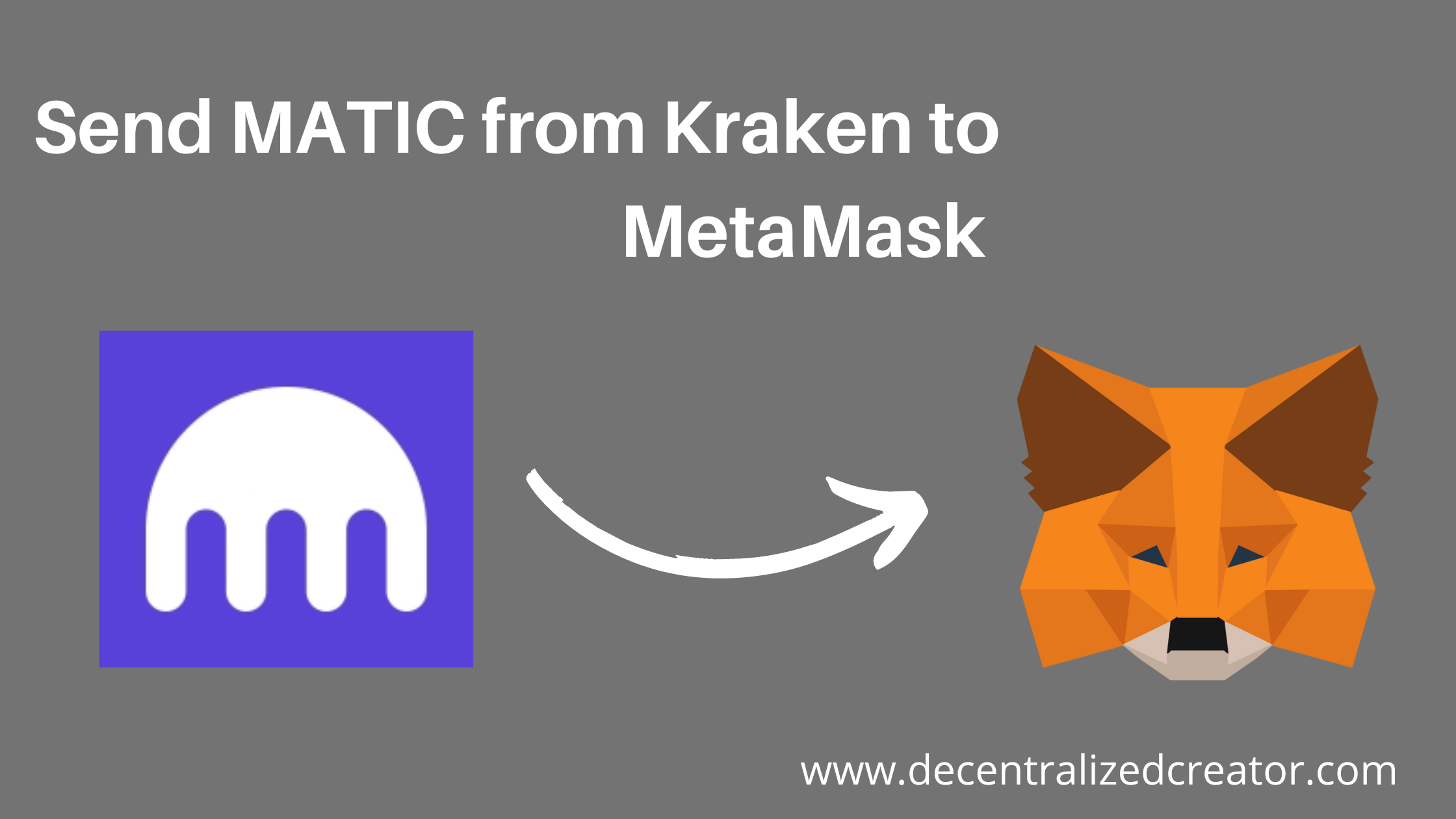Send MATIC from Kraken to MetaMask