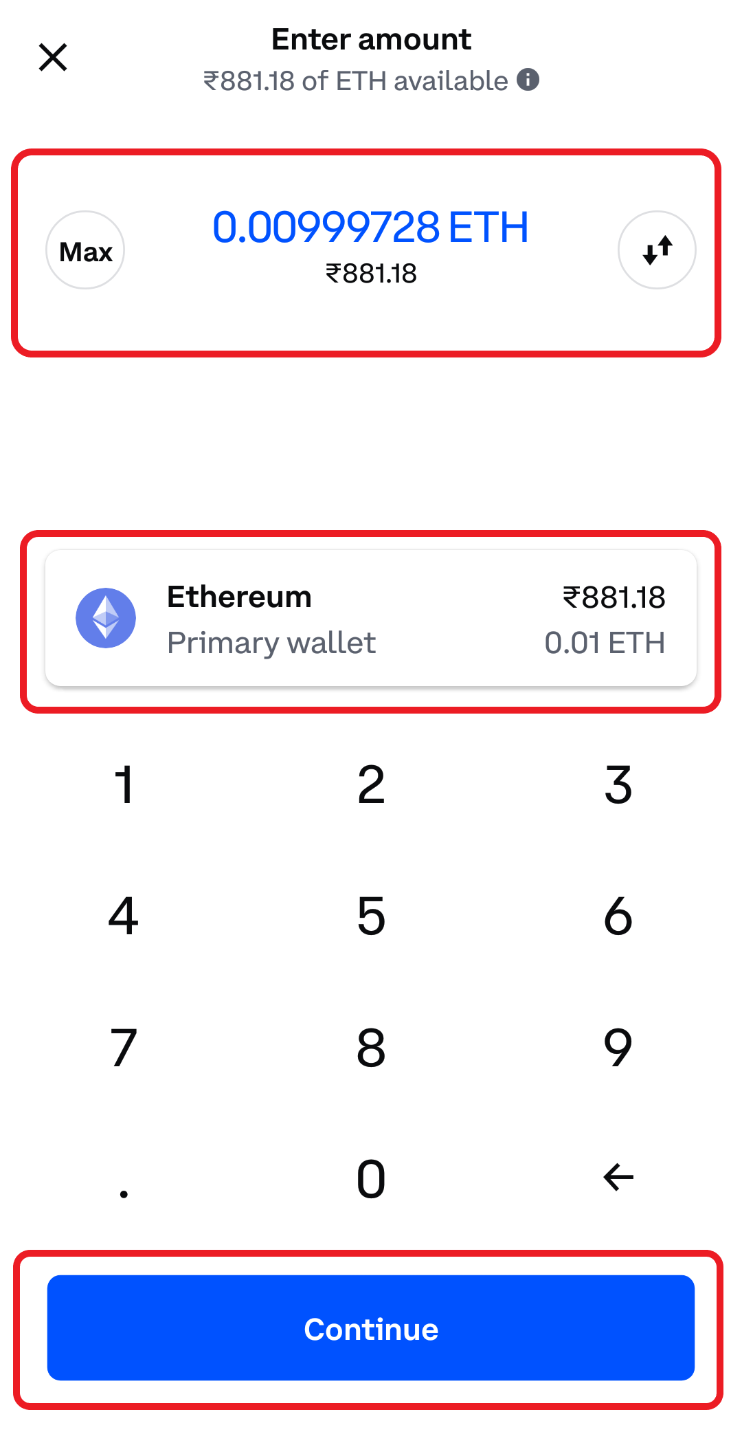 how to transfer ethereum from coinbase to binance