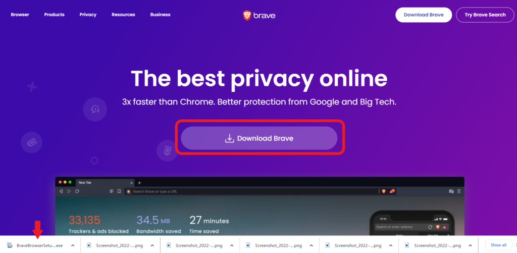 Download Brave Browser