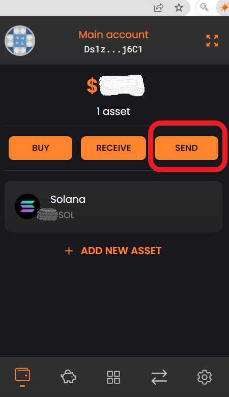 Send SOL from Solflare to Bybit