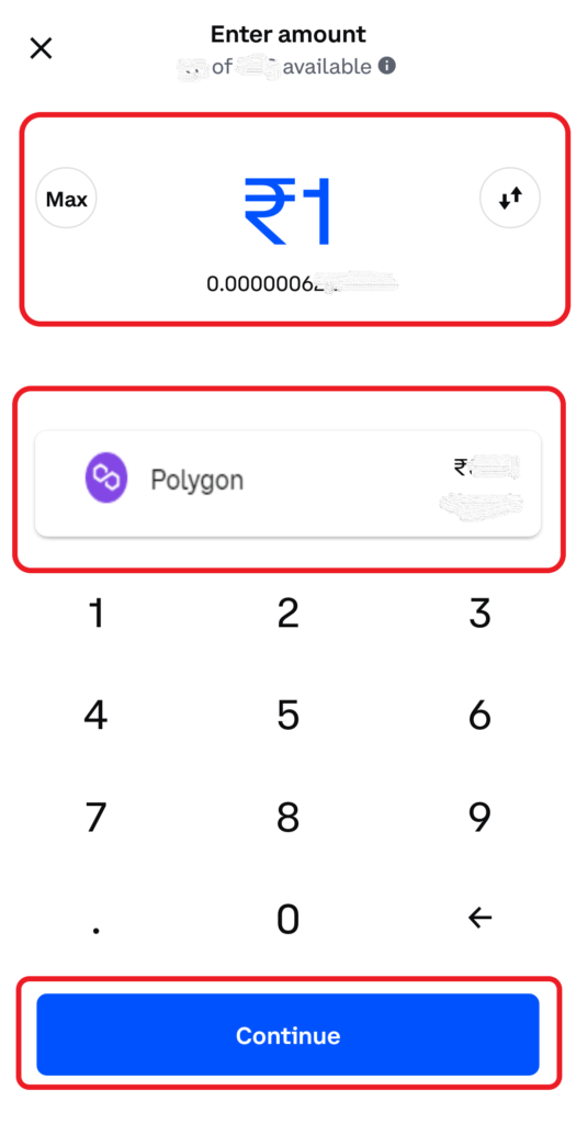 Transfer Polygon (MATIC) from Coinbase to Binance
