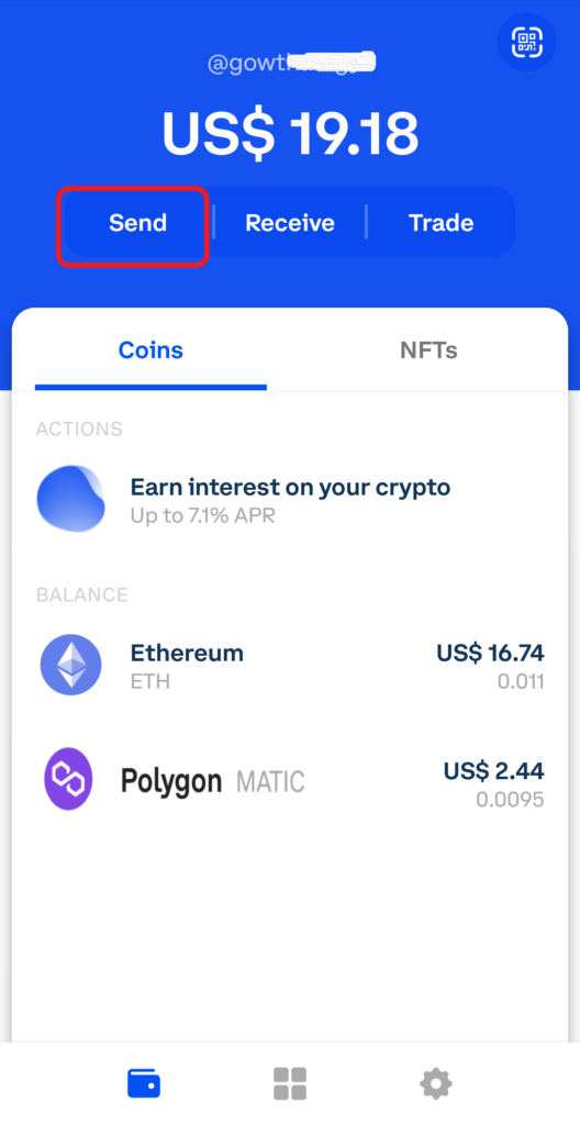 how to send polygon to metamask from coinbase
