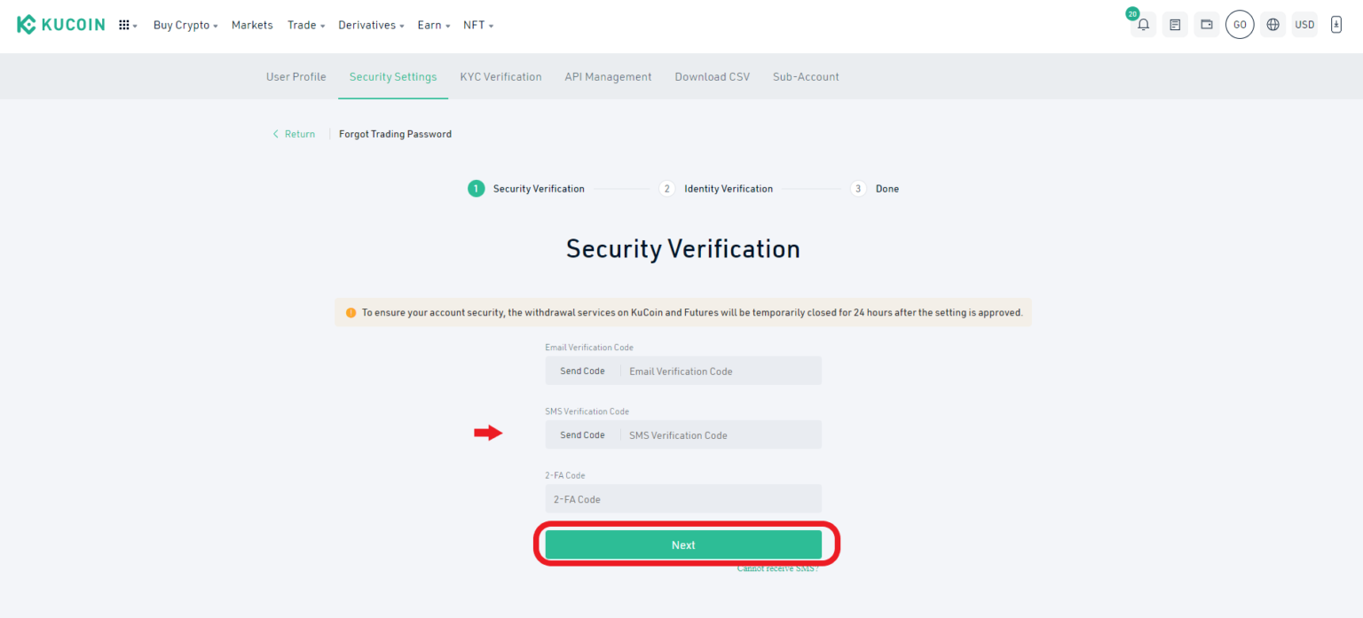 do ou need passport for kucoin