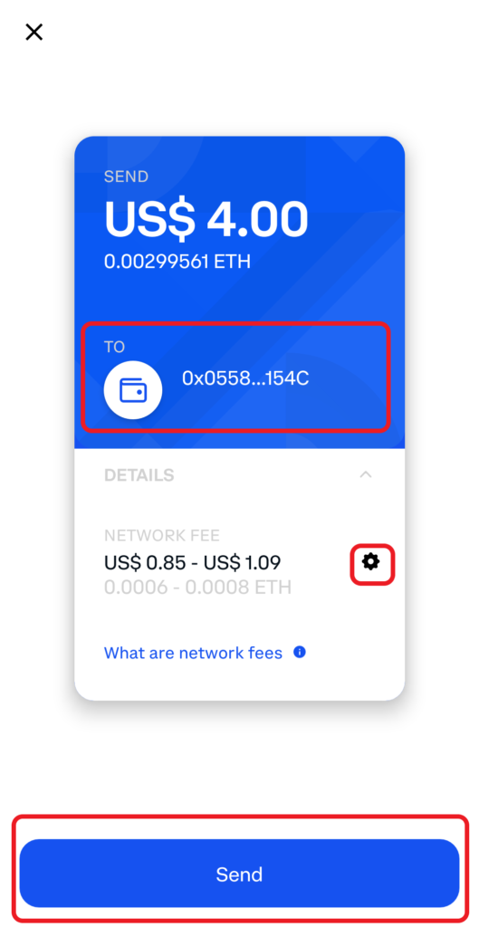Transfer Ethereum (ETH) from Coinbase Wallet to MetaMask