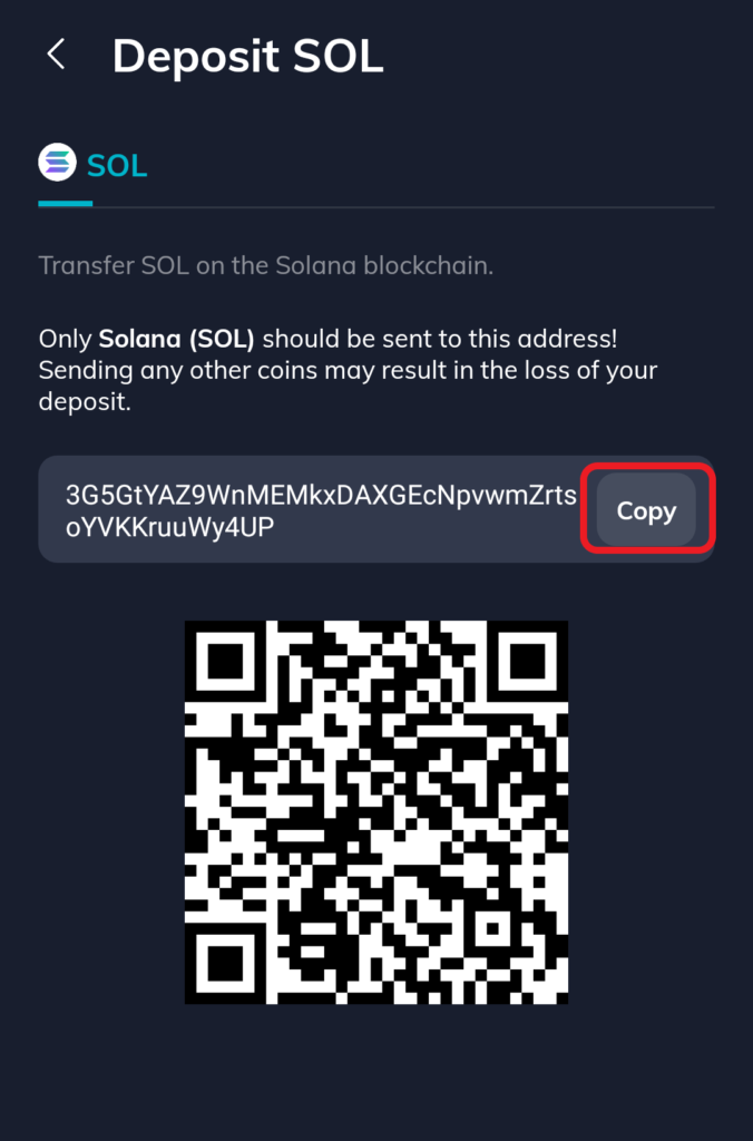 Send Solana (SOL) from Solflare Wallet to FTX