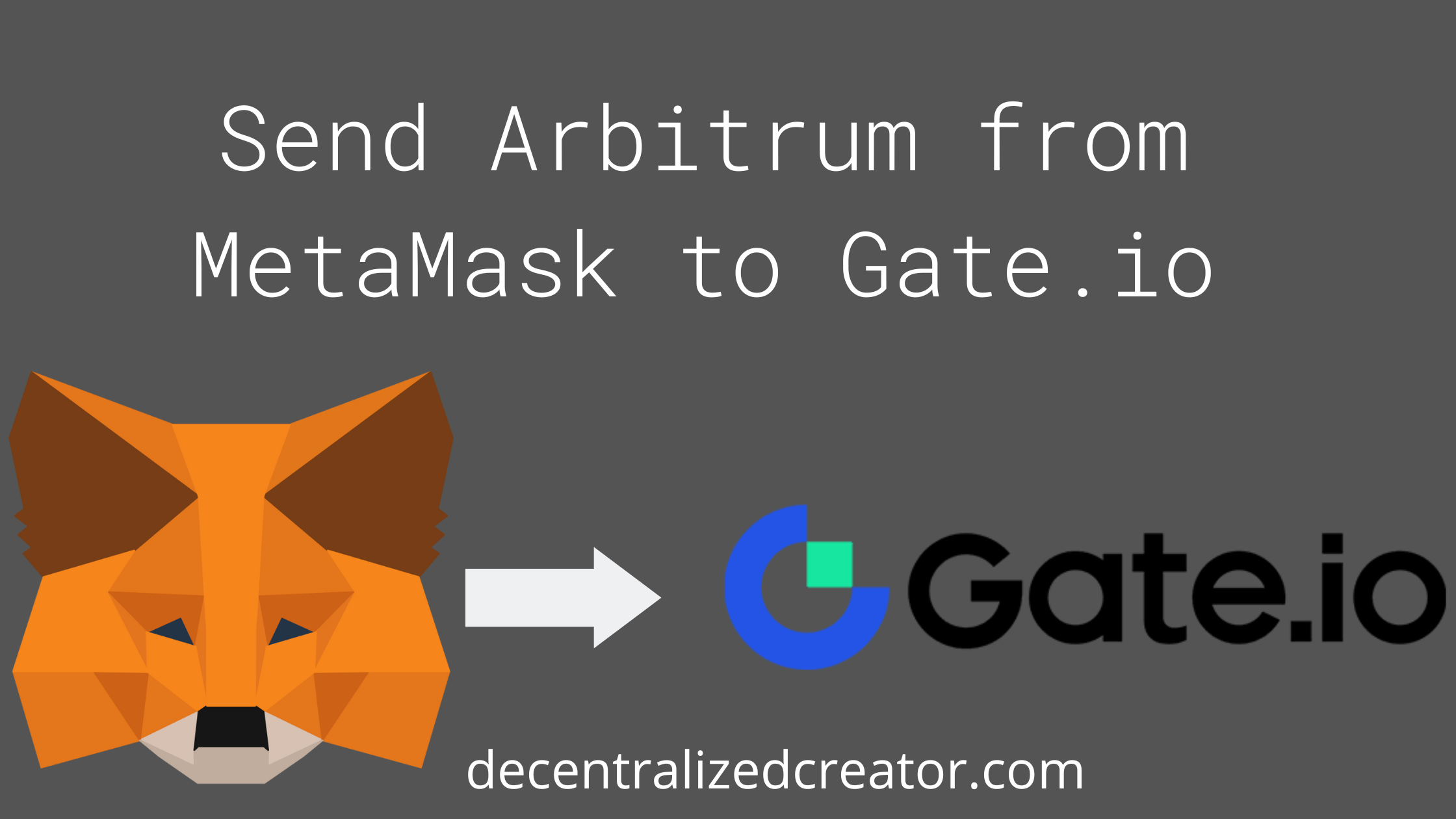 Send Arbitrum from MetaMask to Gate.io