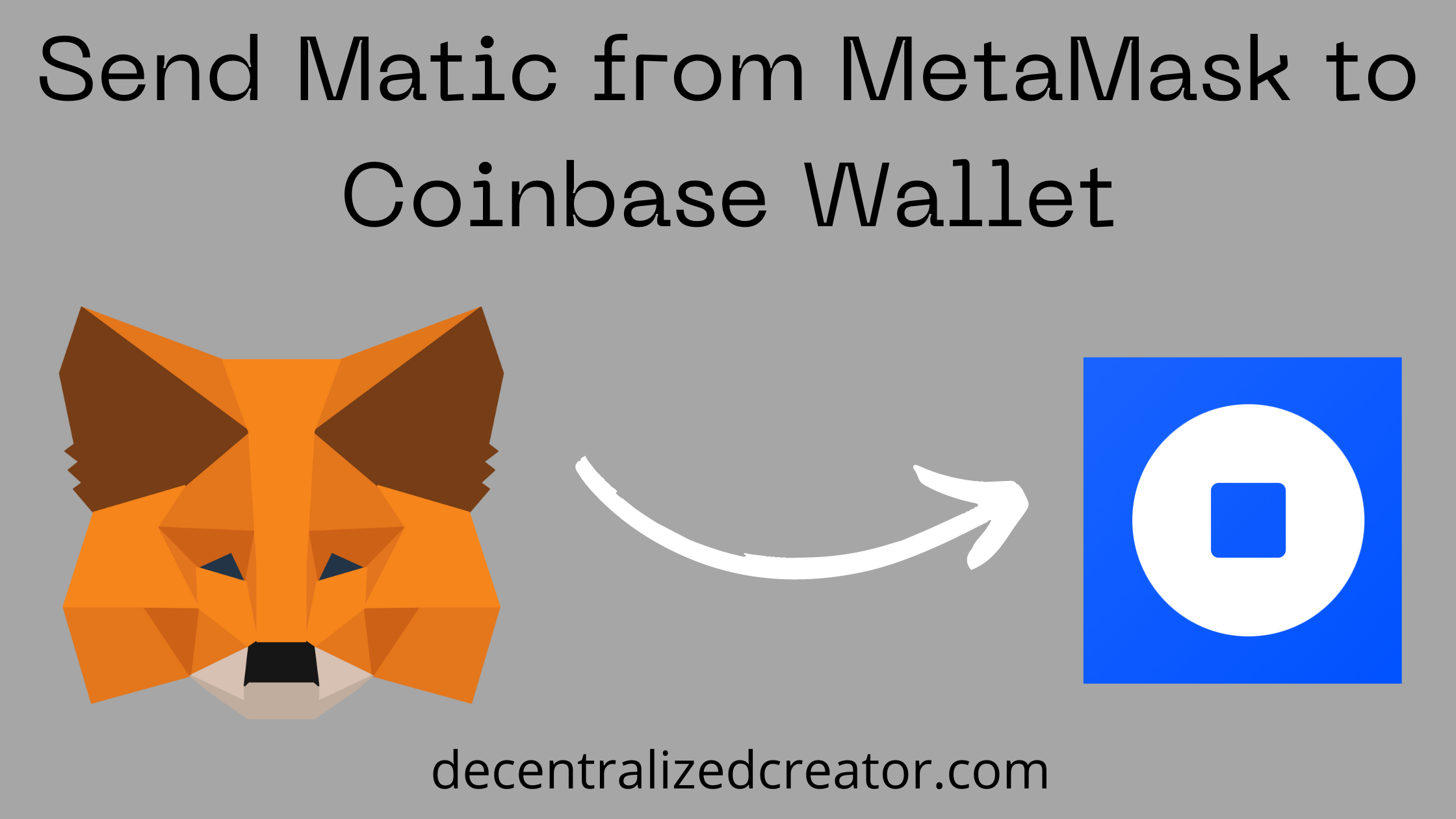 Send MATIC from MetaMask to Coinbase Wallet
