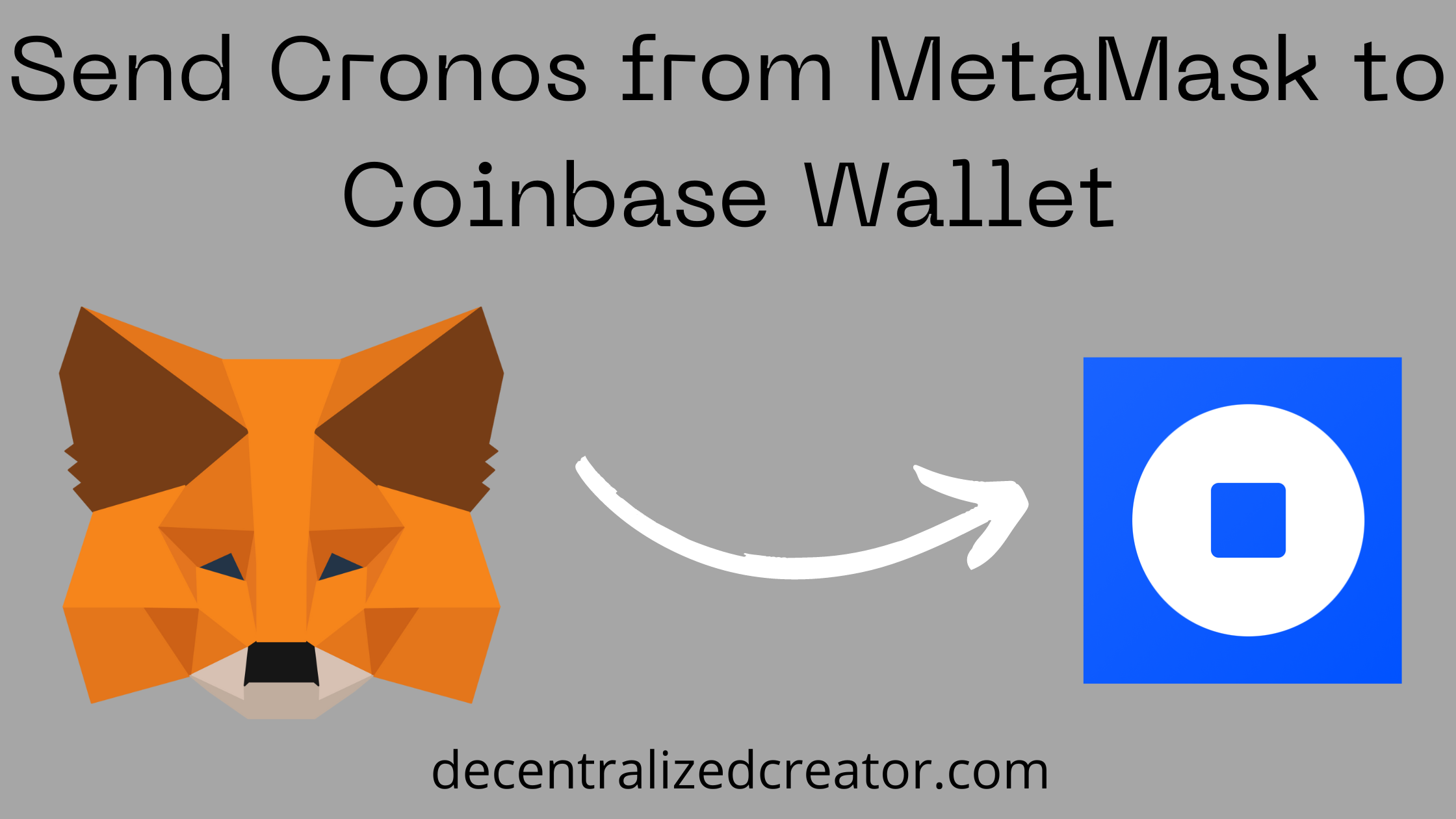 Send CRO from MetaMask to Coinbase Wallet