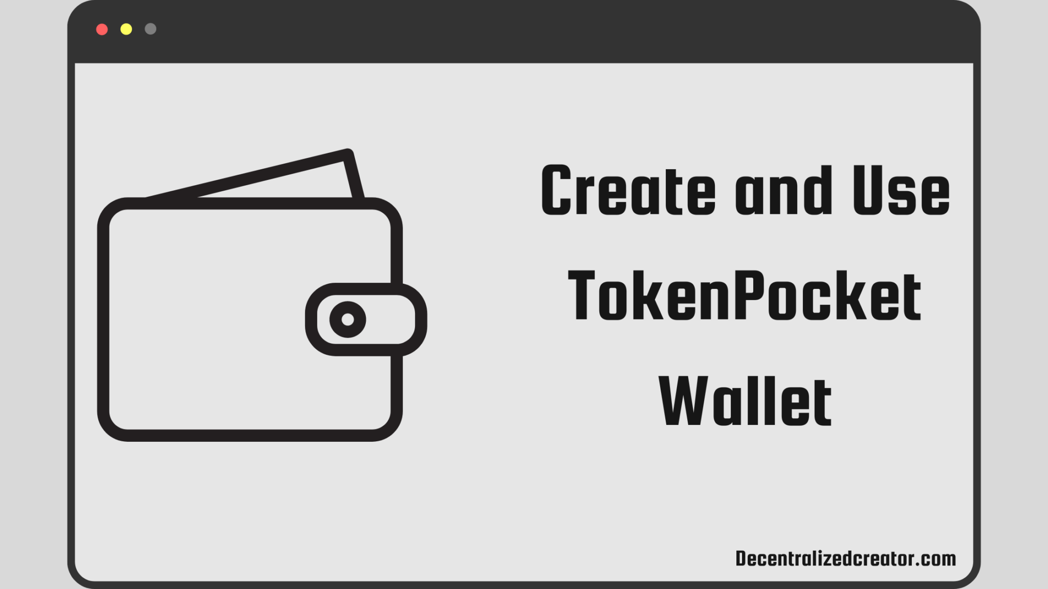 How To Create And Use Tokenpocket Wallet Dc