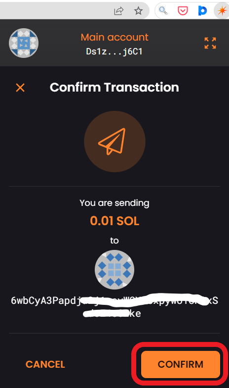 Confirm Transaction