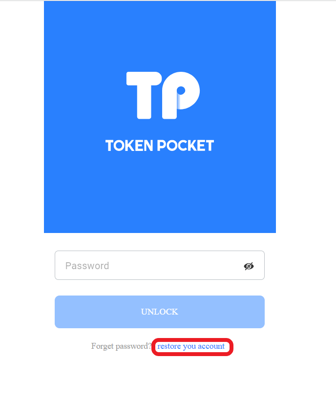 Reset TokenPocket Wallet Password