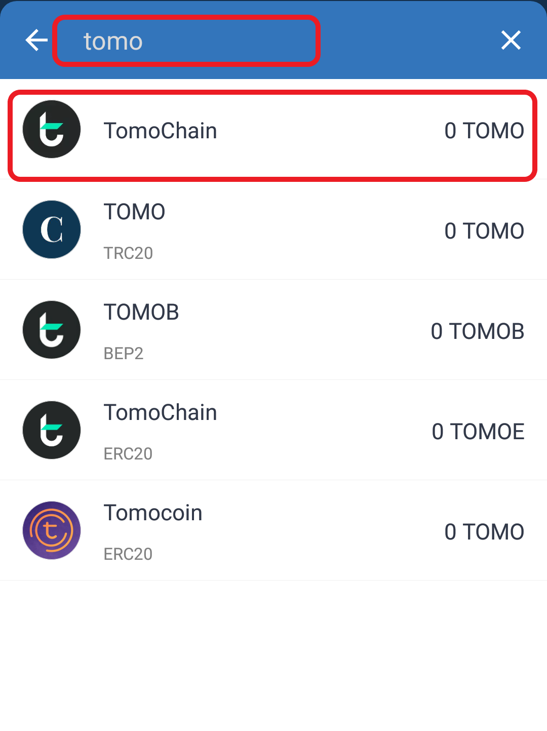 store tomo on metamask