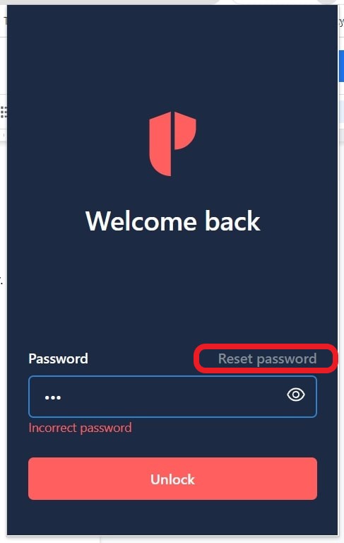 Reset Petra Aptos Wallet Password