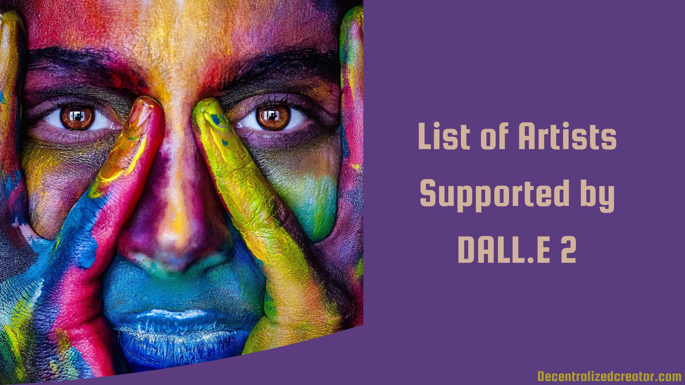 List of Artists Supported by DALL.E 2