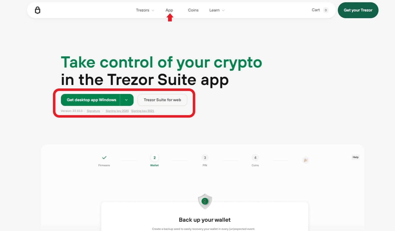 trezor suite