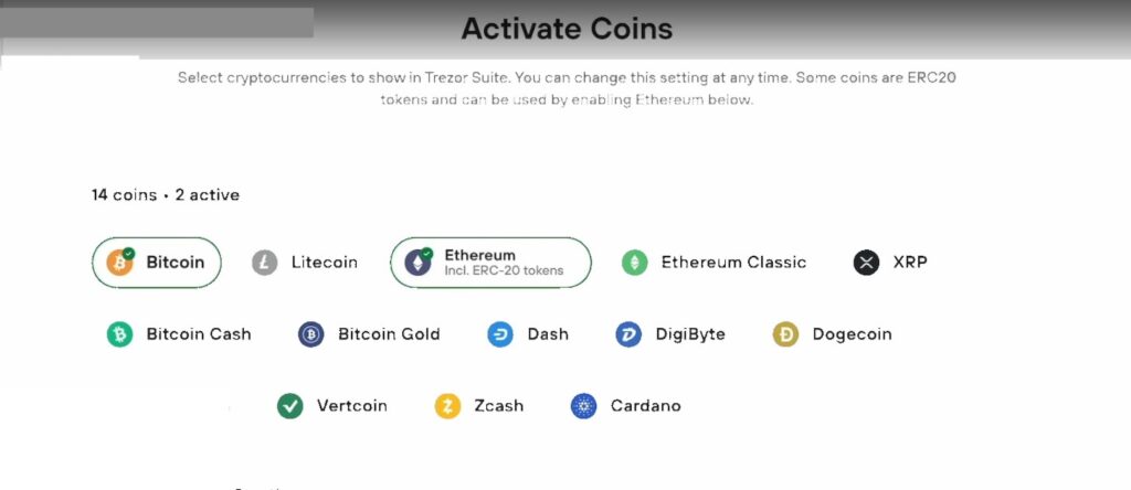 Activate Coins