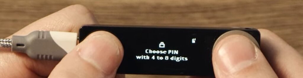 Choose Ledger Nano X PIN