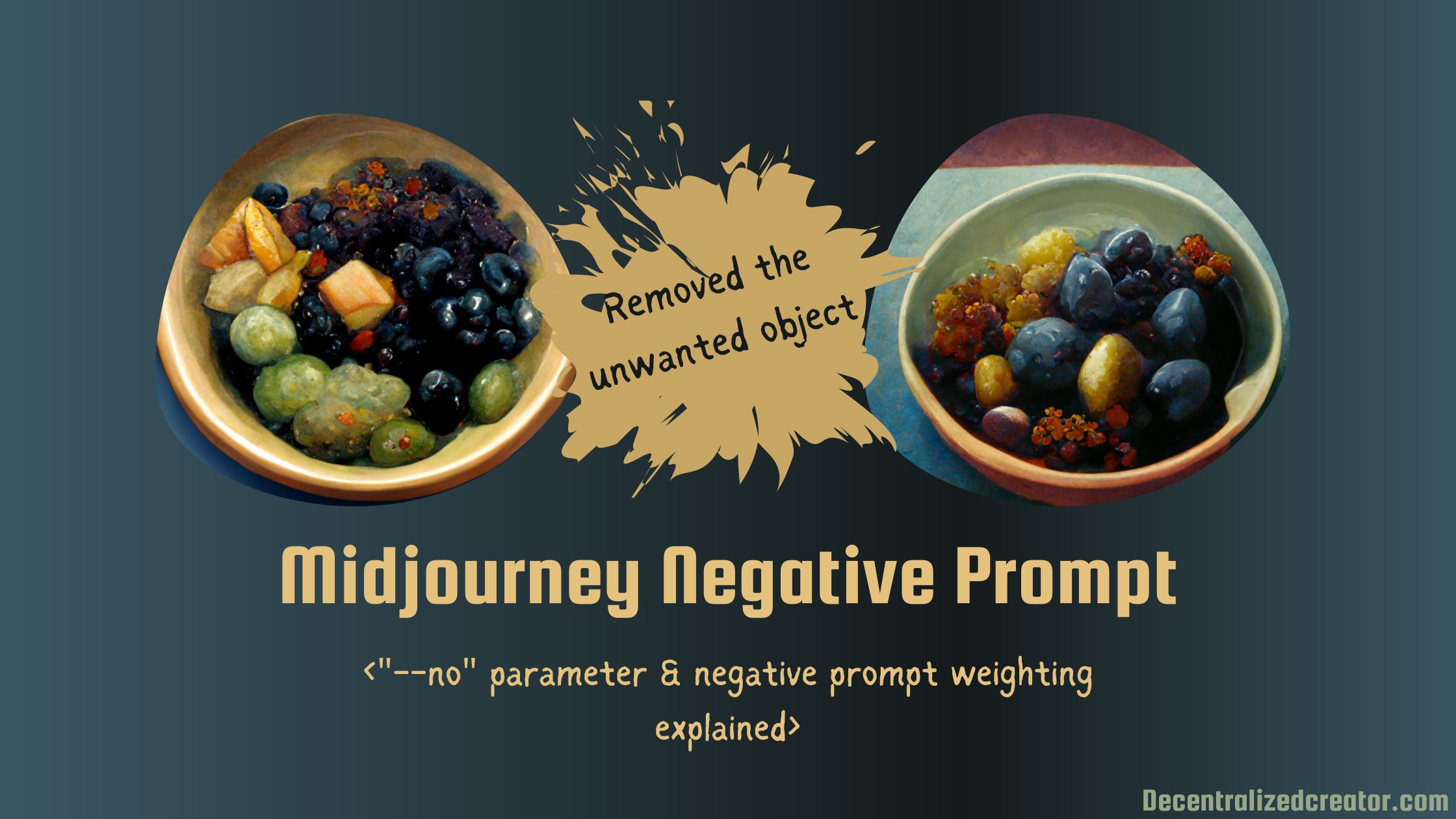Midjourney Negative Prompt